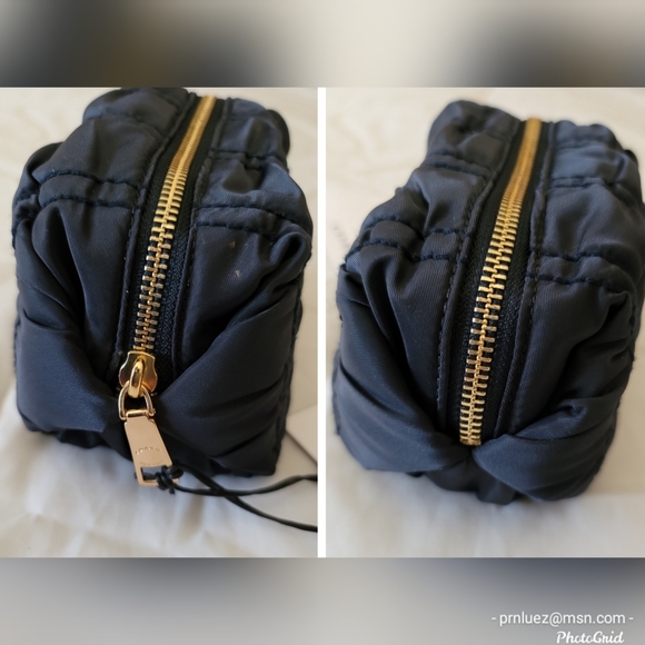 Coach Small Boxy Cosmetic Case with Ruching - Picture 6 of 7